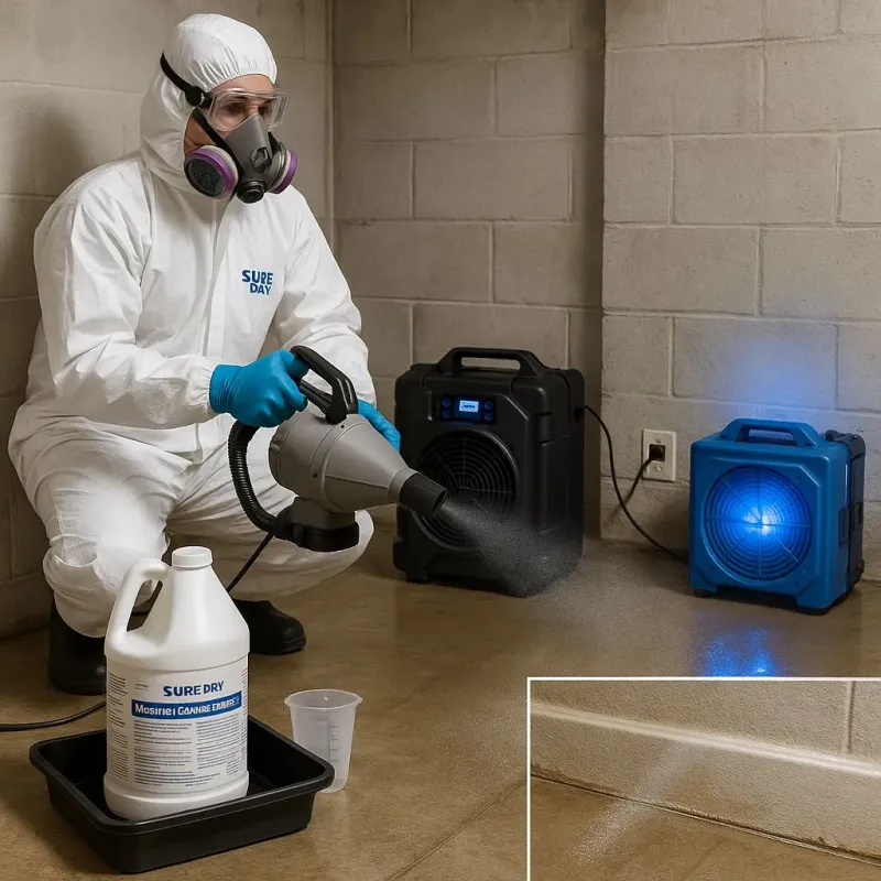 Sanitization and Odor Removal process in Slater-Marietta, SC