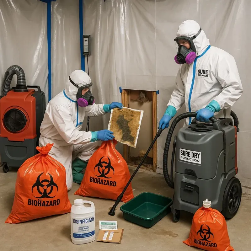 Contaminated Water Handling Protocols process in Slater-Marietta, SC